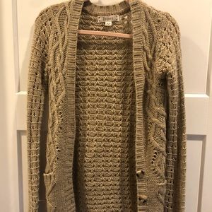 Brown Sweater Cardigan